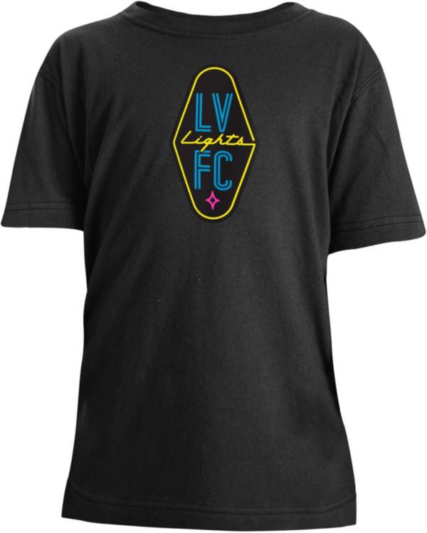 New Era Youth Las Vegas Lights FC Logo Black T-Shirt