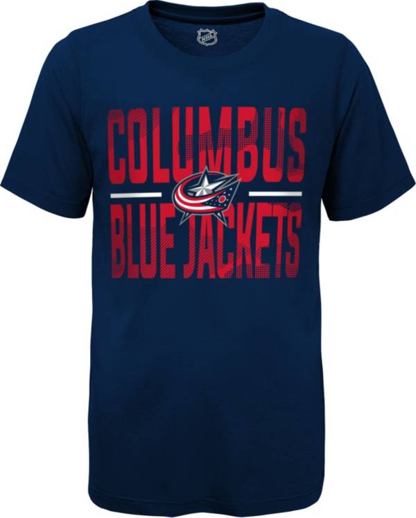 NHL Youth Columbus Blue Jackets Hussle Navy T-Shirt product image