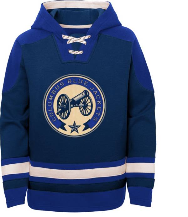 NHL Youth Columbus Blue Jackets Ageless Navy Pullover Hoodie product image