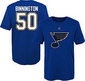 NHL Youth St. Louis Blues Royal Corked Ice Long Sleeve T-Shirt
