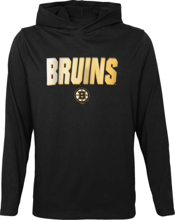 NHL Youth Boston Bruins Gator Black Pullover Hoodie