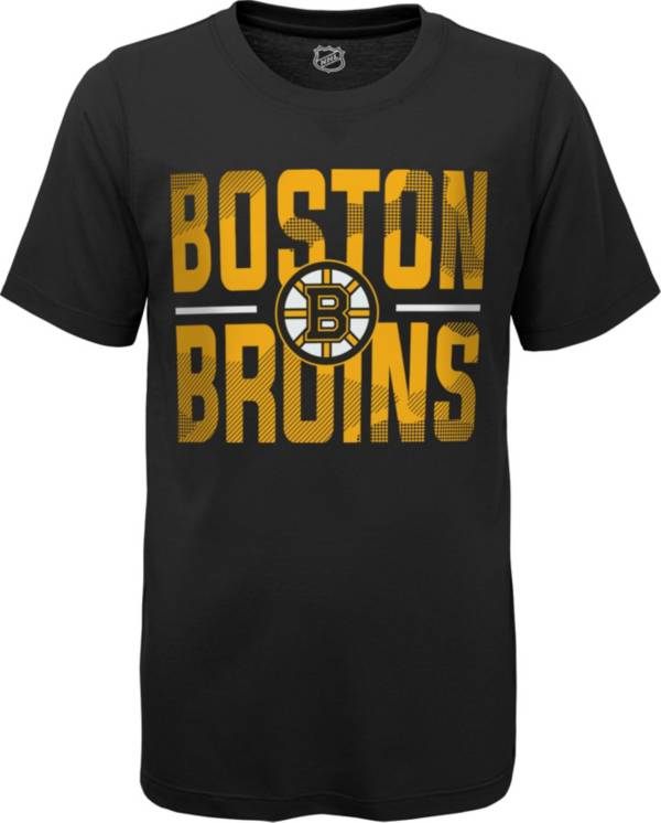 NHL Youth Boston Bruins Hussle Black T-Shirt product image