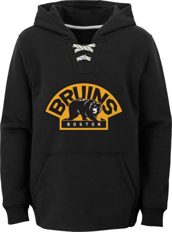 NHL Youth Boston Bruins Shoulder Patch Black Hoodie