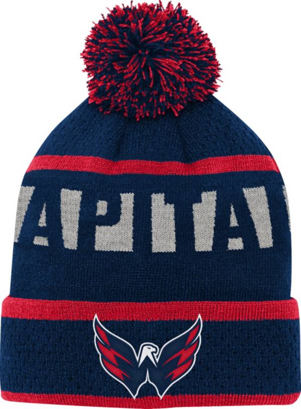 NHL Youth Washington Capitals Breakaway Navy Cuffed Knit