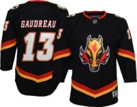 معد NHL Youth Calgary Flames Johnny Gaudreau #13 Special Edition Premier Black  Jersey معد