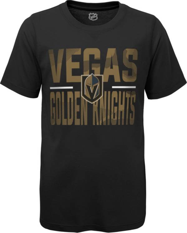 NHL Youth Las Vegas Golden Knights Hussle Black T-Shirt product image