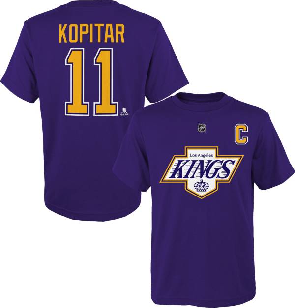 NHL Youth Los Angeles Kings Anze Kopitar #11 Special Edition Purple T-Shirt