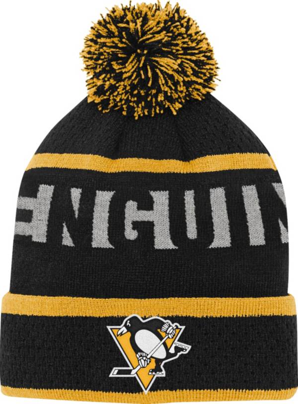 NHL Youth Pittsburgh Penguins Breakaway Black Cuffed Knit