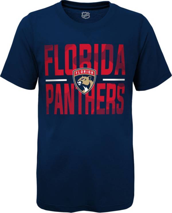 NHL Youth Florida Panthers Hussle Navy T-Shirt product image