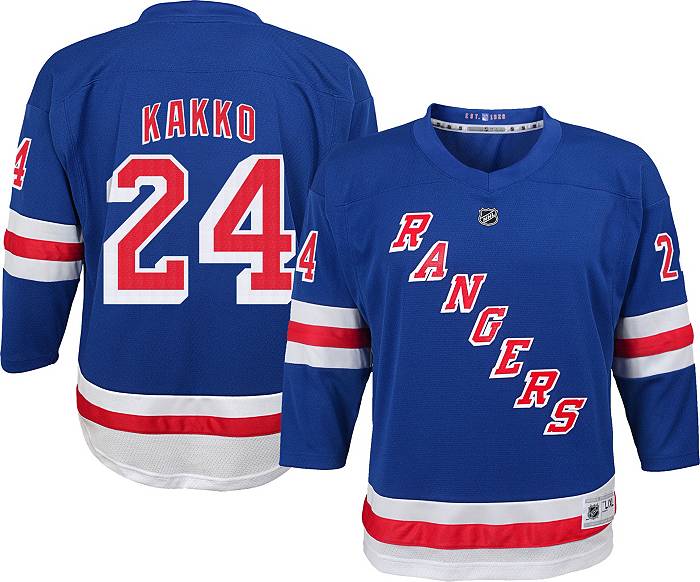 Game-Used New York Rangers Kaapo Kakko Fanatics Authentic Blue #24 Jersey  vs. Tampa Bay Lightning