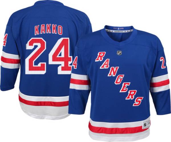 NHL Youth New York Rangers Kaapo Kakko 24 Blue Replica Jersey