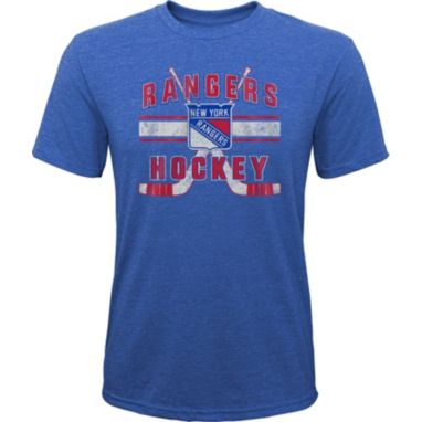 sorry, NHL Youth New York Rangers Stripe Tri-Blend Blue T-Shirt is currently out of stock