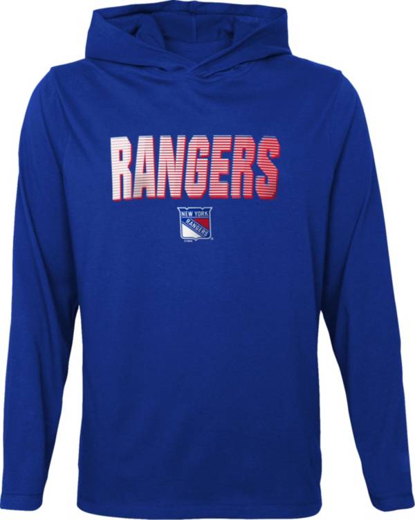 NHL Youth New York Rangers Gator Blue Pullover Hoodie