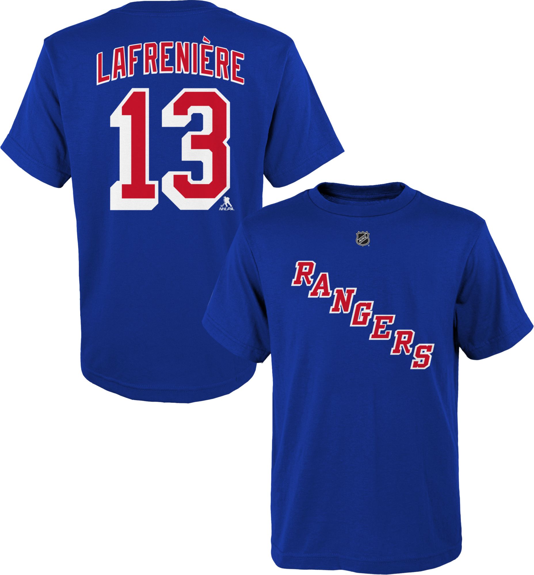 NHL Youth New York Rangers Alexis Lafreniere #13 T-Shirt