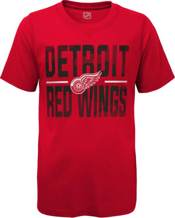 NHL Youth Detroit Red Wings Hussle Red T-Shirt product image