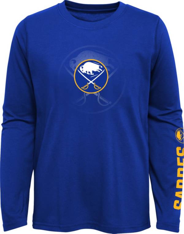 NHL Youth Buffalo Sabres Stop Clock Blue Long Sleeve T-Shirt product image