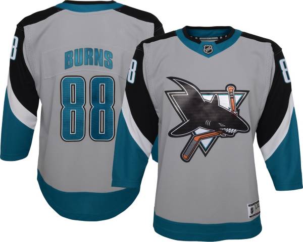 NHL Youth San Jose Sharks Brent Burns #88 Special Edition Grey Jersey