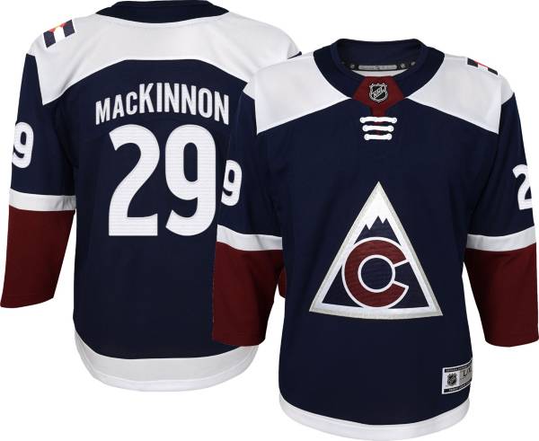 NHL Youth Colorado Avalanche Nathan MacKinnon #29 Navy Premier Jersey