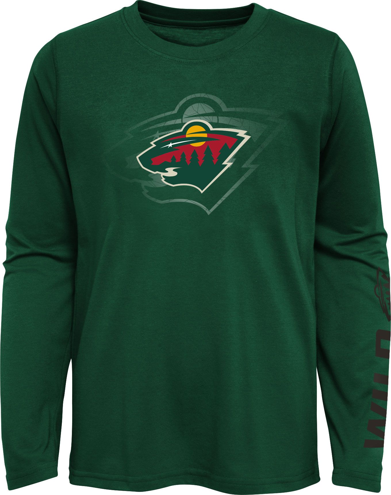 mn wild long sleeve shirt