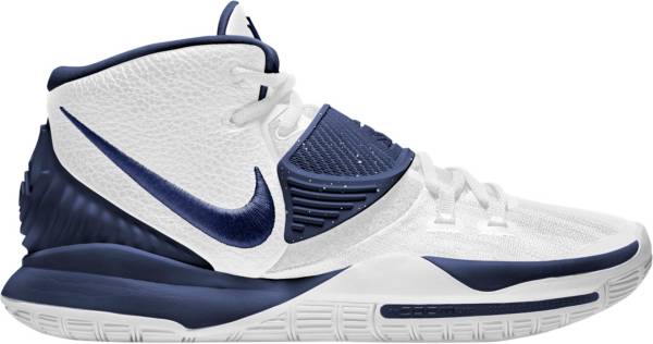 White kyrie shop basketball shoes