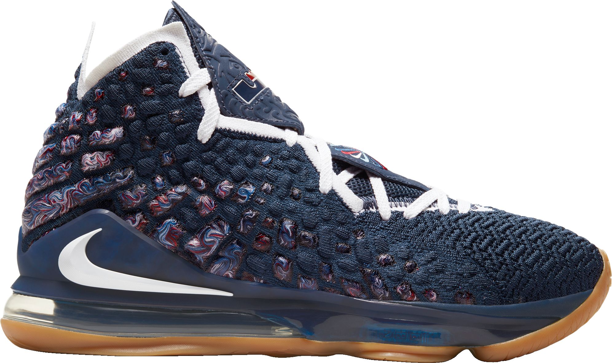 lebron shoes navy blue