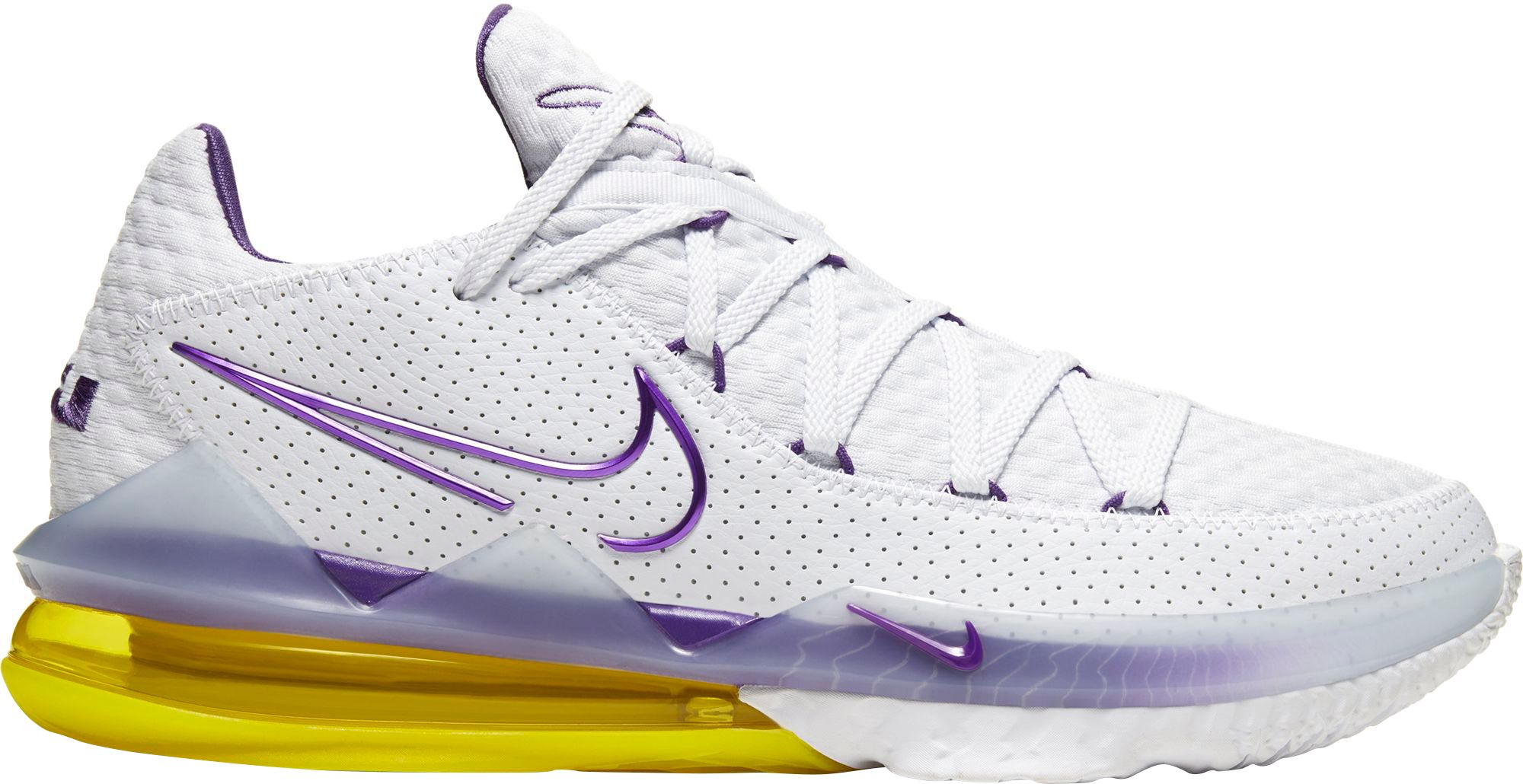 lebron purple and white shoes