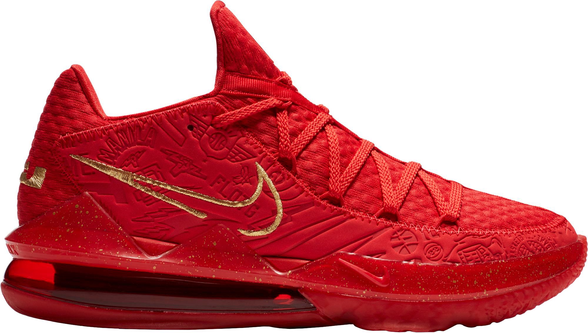 red low top lebrons