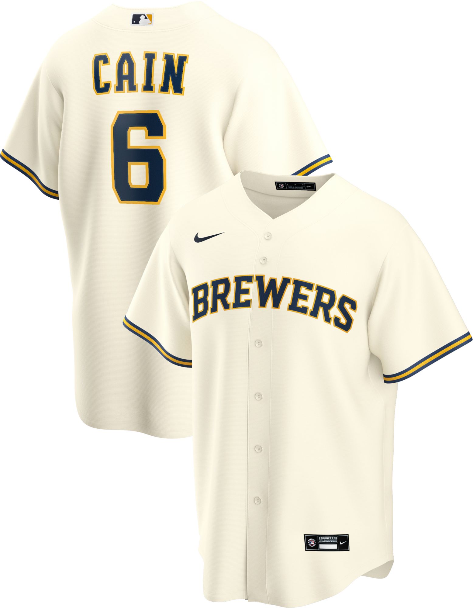 lorenzo cain brewers jersey