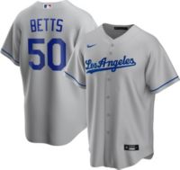 Mookie Betts #50, Los Angeles Dodgers White New Size 52 Nike Jersey