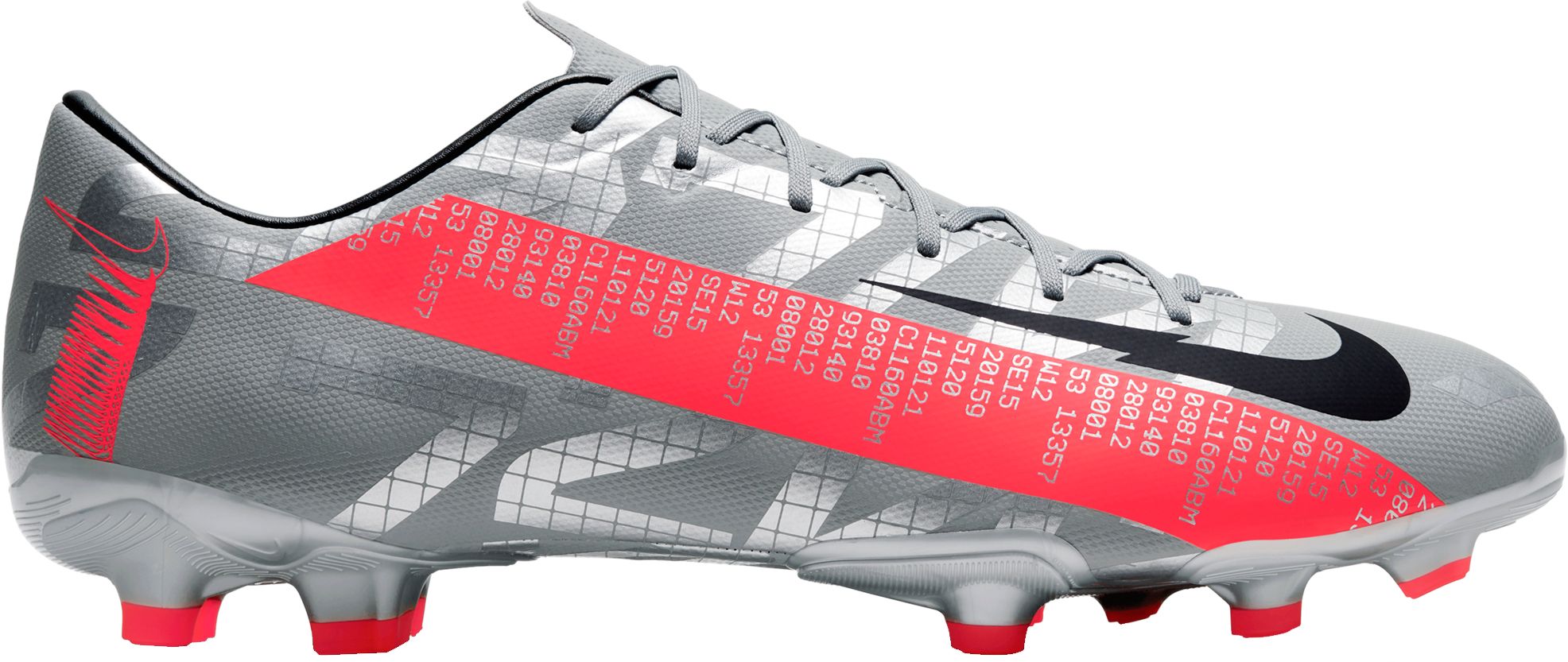 nike mercurial grey and red