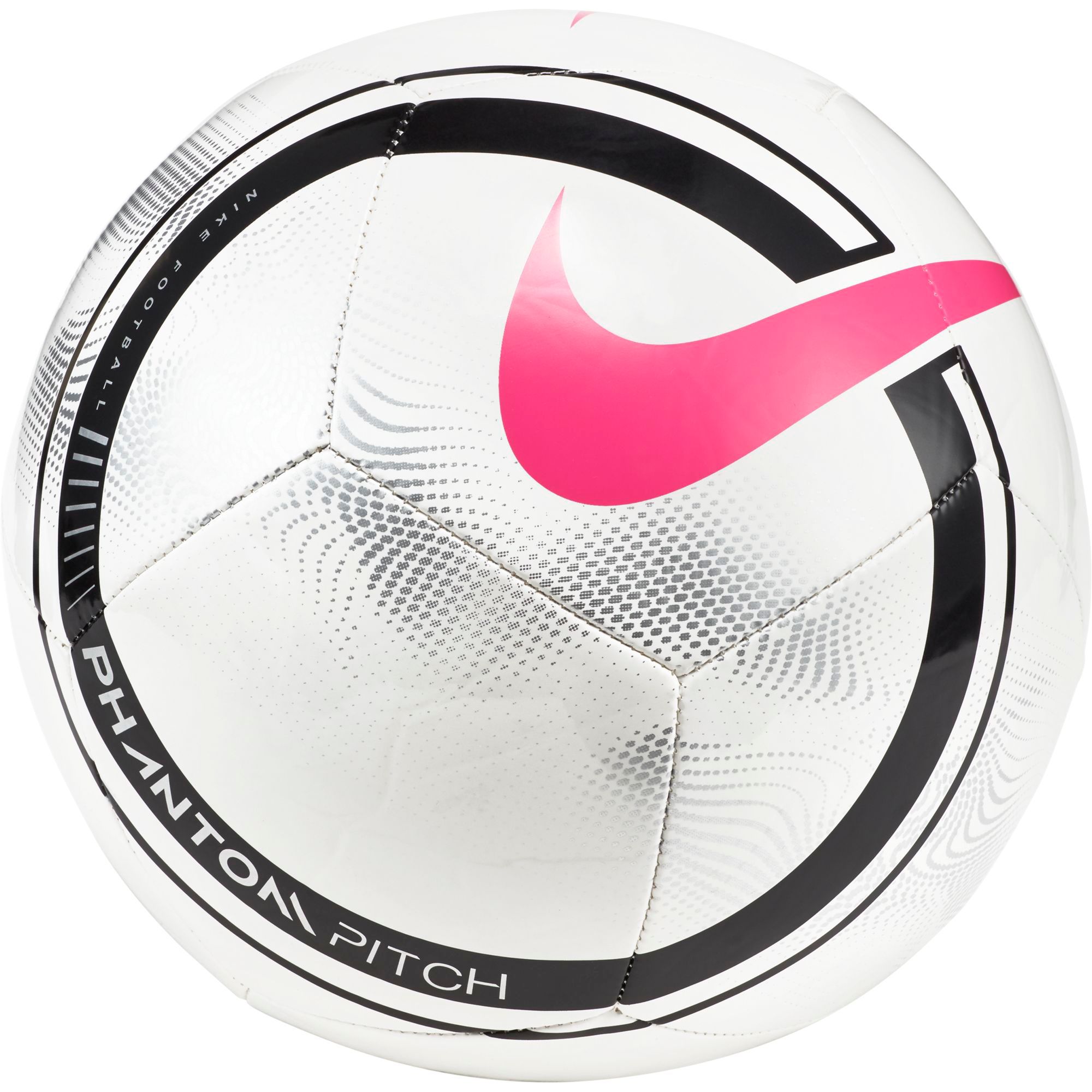 pink nike soccer ball