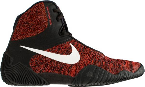 Nike wrestling shoes 2025 black and orange