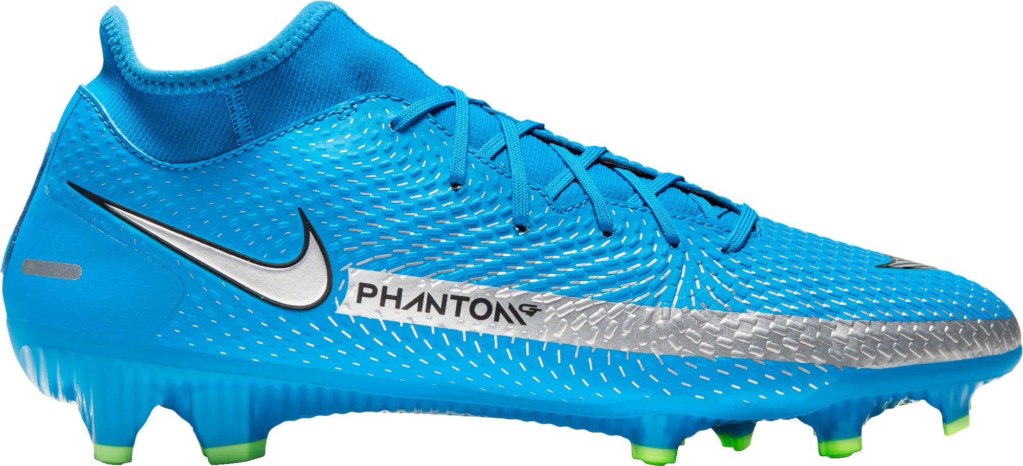 nike phantom cleats blue