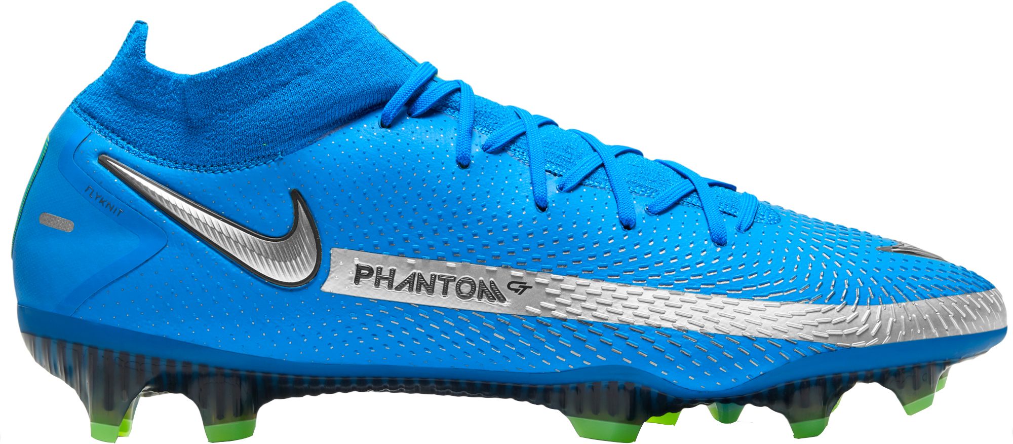 nike phantom cleats blue