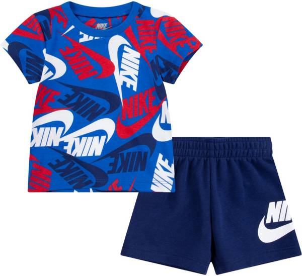 Fonetiek ijs verdiepen Nike Little Boys' Sportswear Toss All Over Print T-Shirt and Shorts Set |  Dick's Sporting Goods