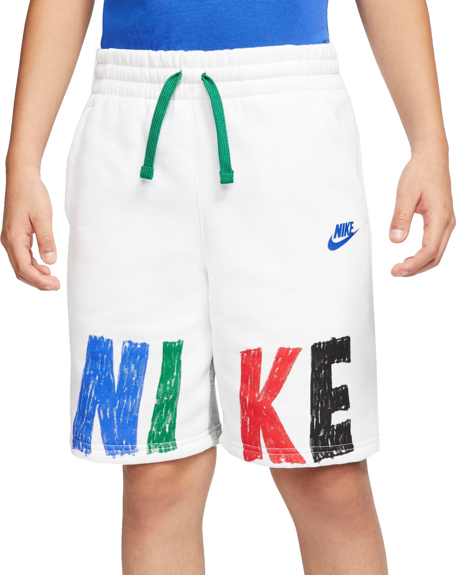 boys nike fleece shorts