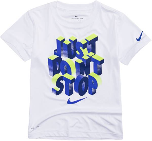 Nike Boys' Just Don't Stop Short Sleeve Dri-FIT T-Shirt