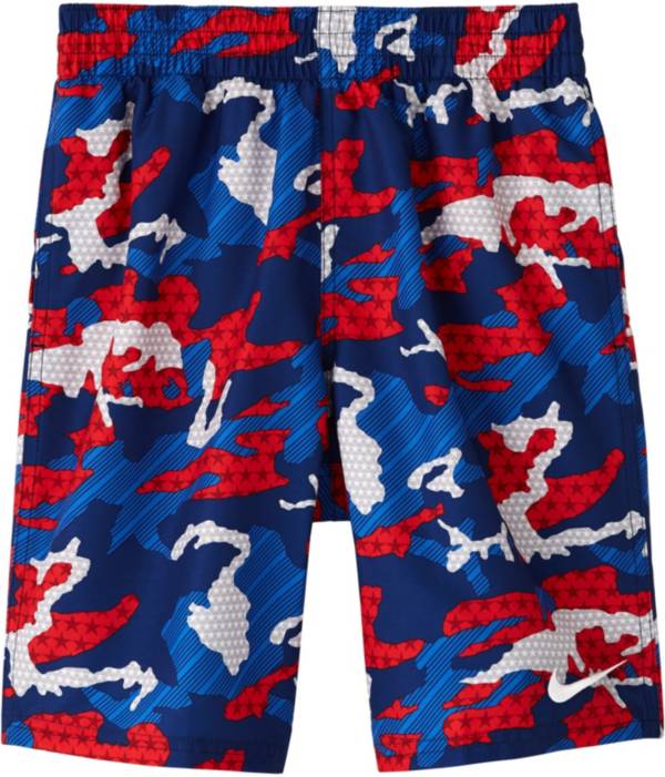 Nike Boys' Americana Camo Volley Swim Trunks