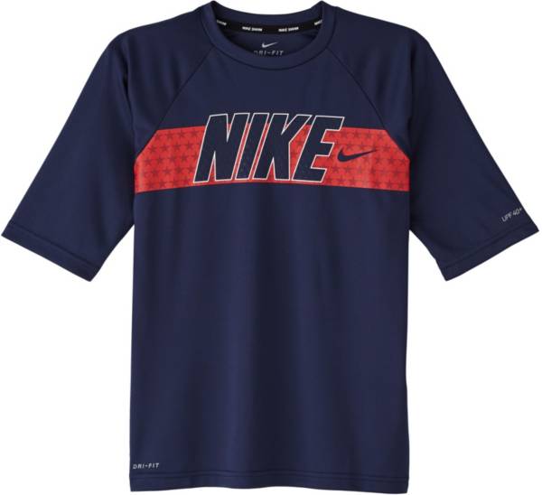 Nike Boys' Americana Half Sleeve Rash Guard