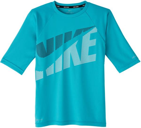 Nike Boys' Tilt Half Sleeve Rash Guard