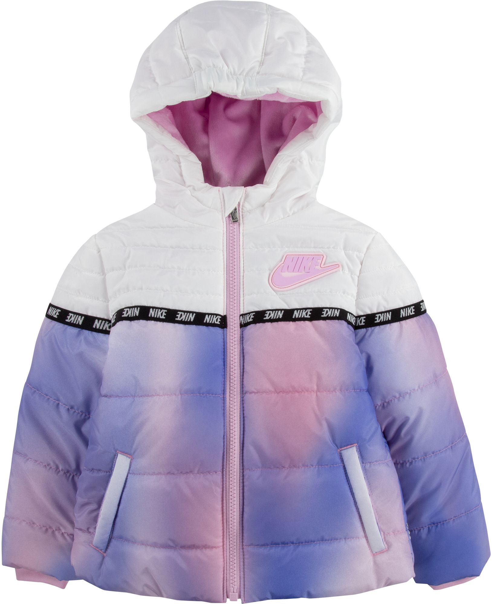nike puffer jacket pink