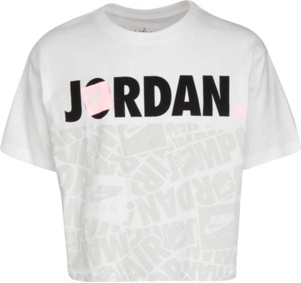 Nike Girls' Jordan Logo Graphic T-Shirt