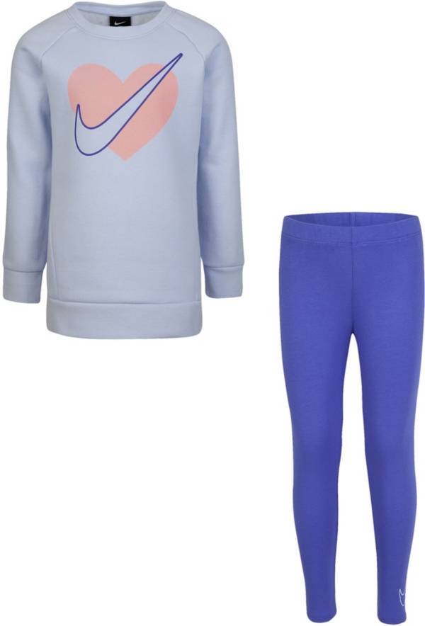 Nike Little Girls' Heart Tunic and Leggings Set