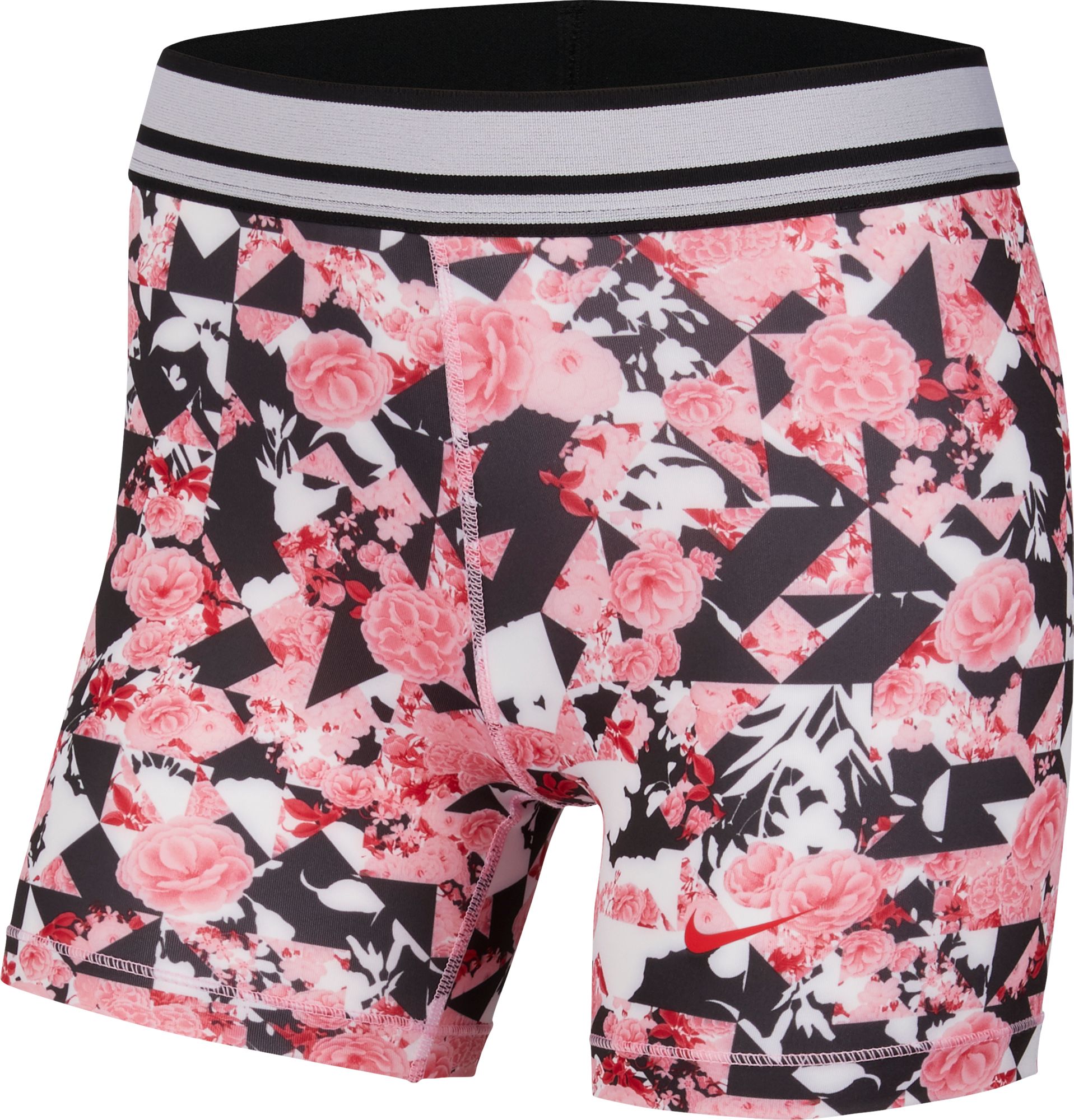 pink nike boy shorts