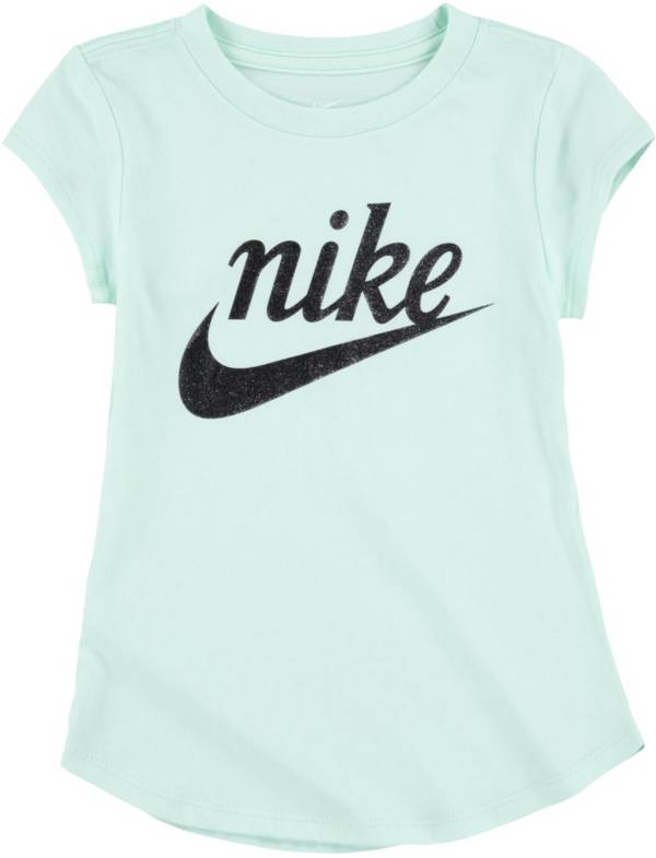 Nike Little Girls' Script Short Sleeve T-Shirt