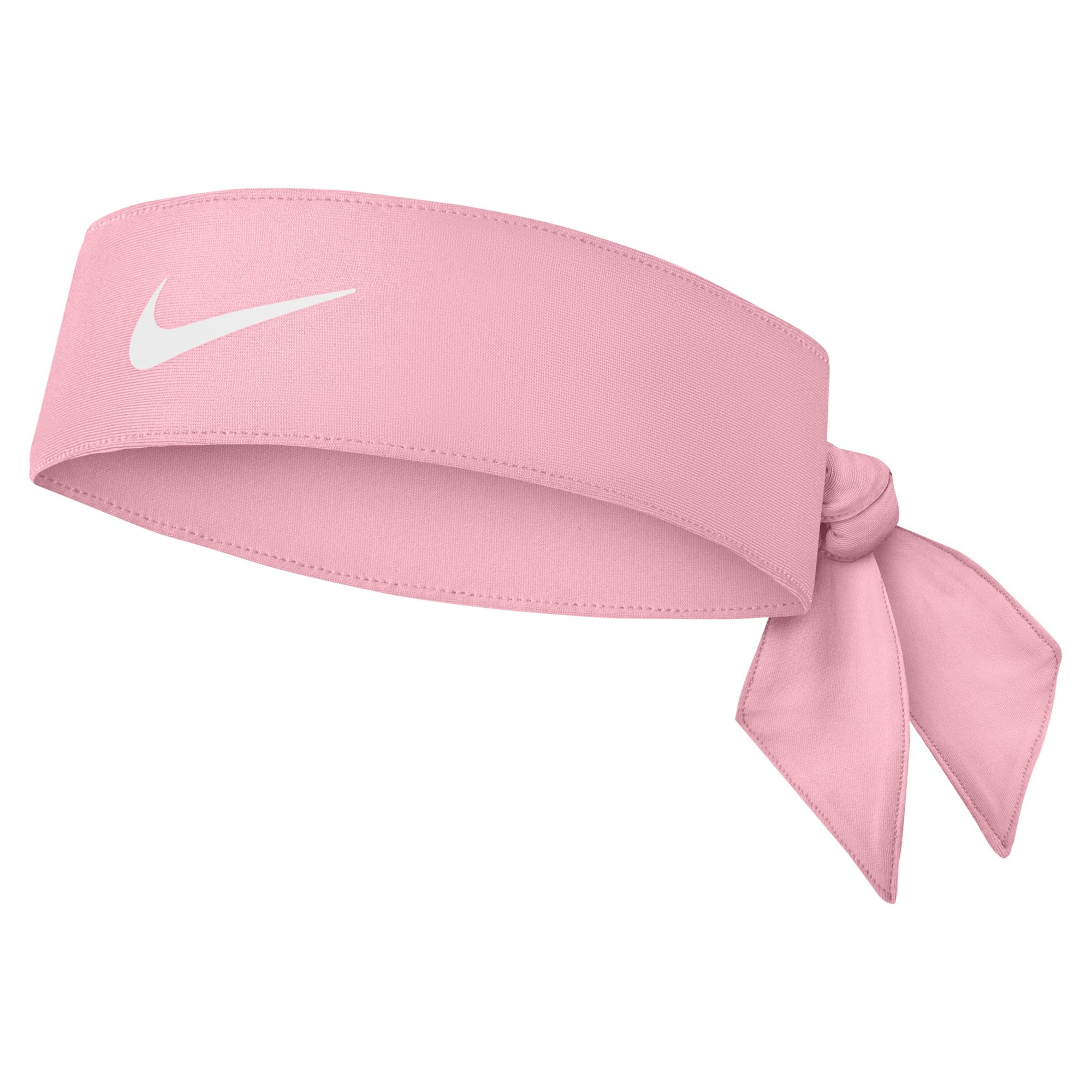 pink nike head tie