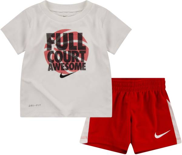 Nike Little Boys' Full Court Awesome T-Shirt and Shorts Set