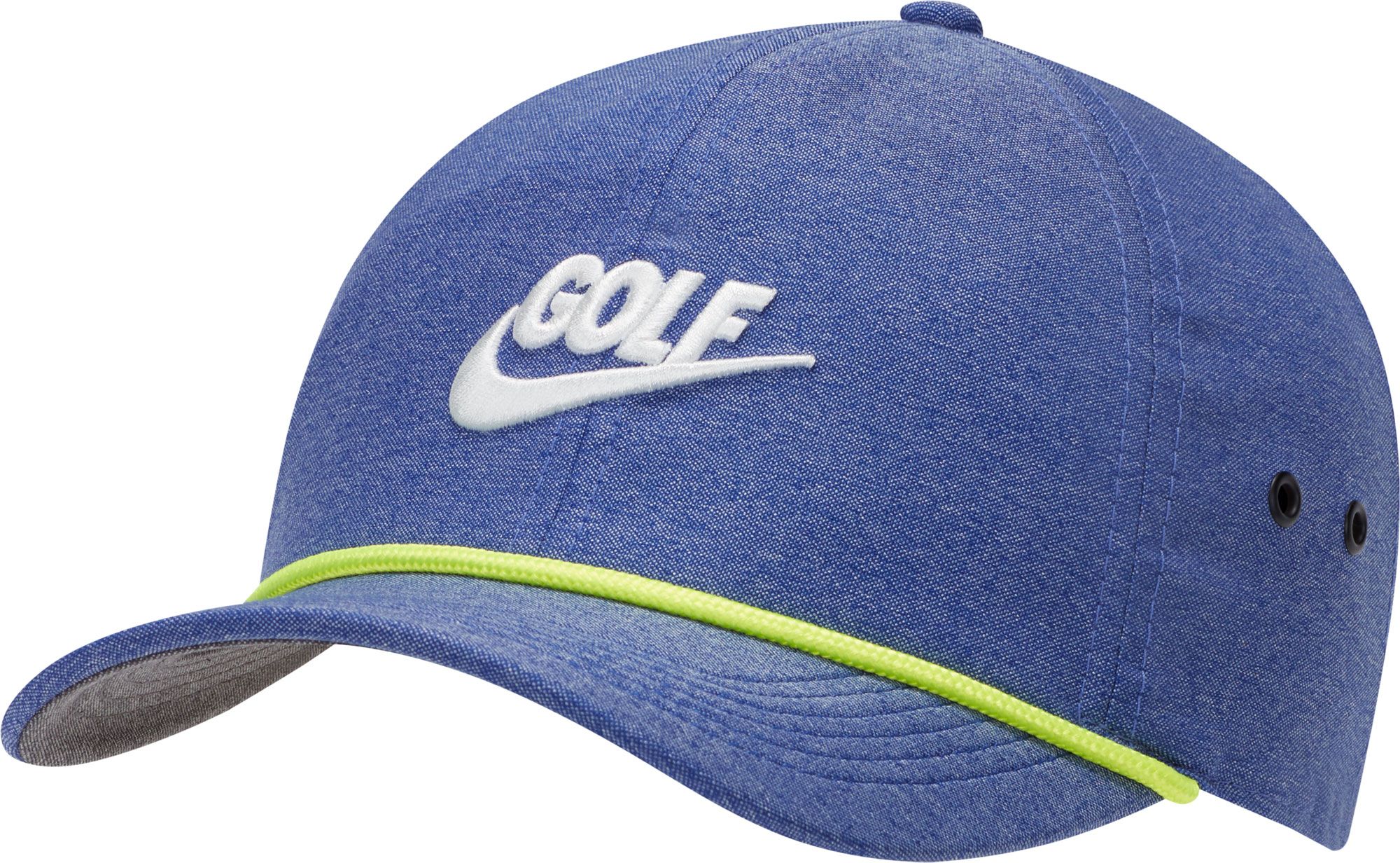 denim ball cap