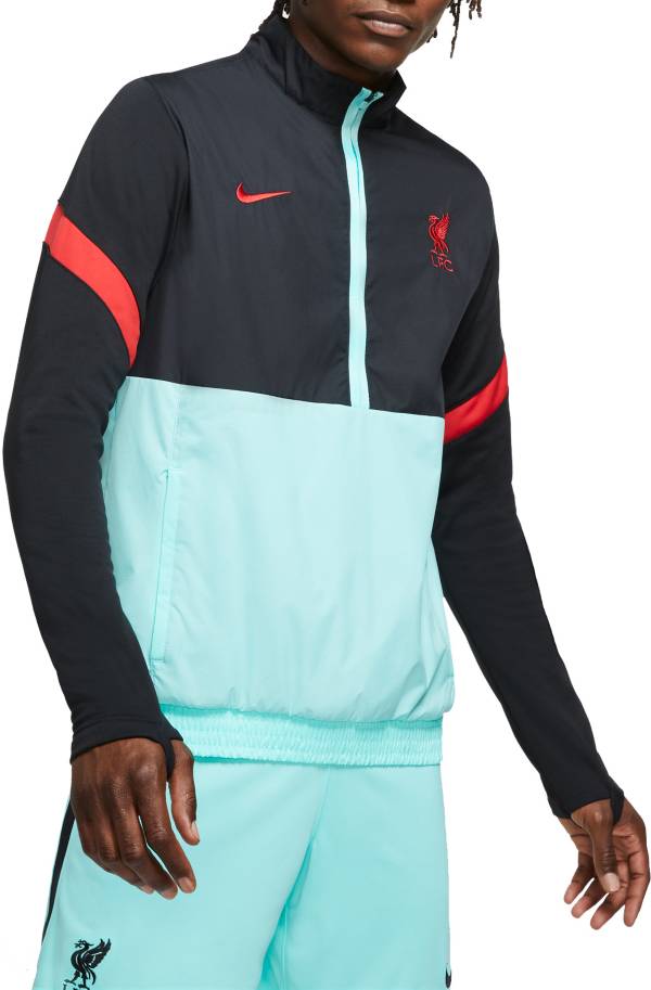 Nike Men S Liverpool Quarter Zip Black Jacket Dick S Sporting Goods