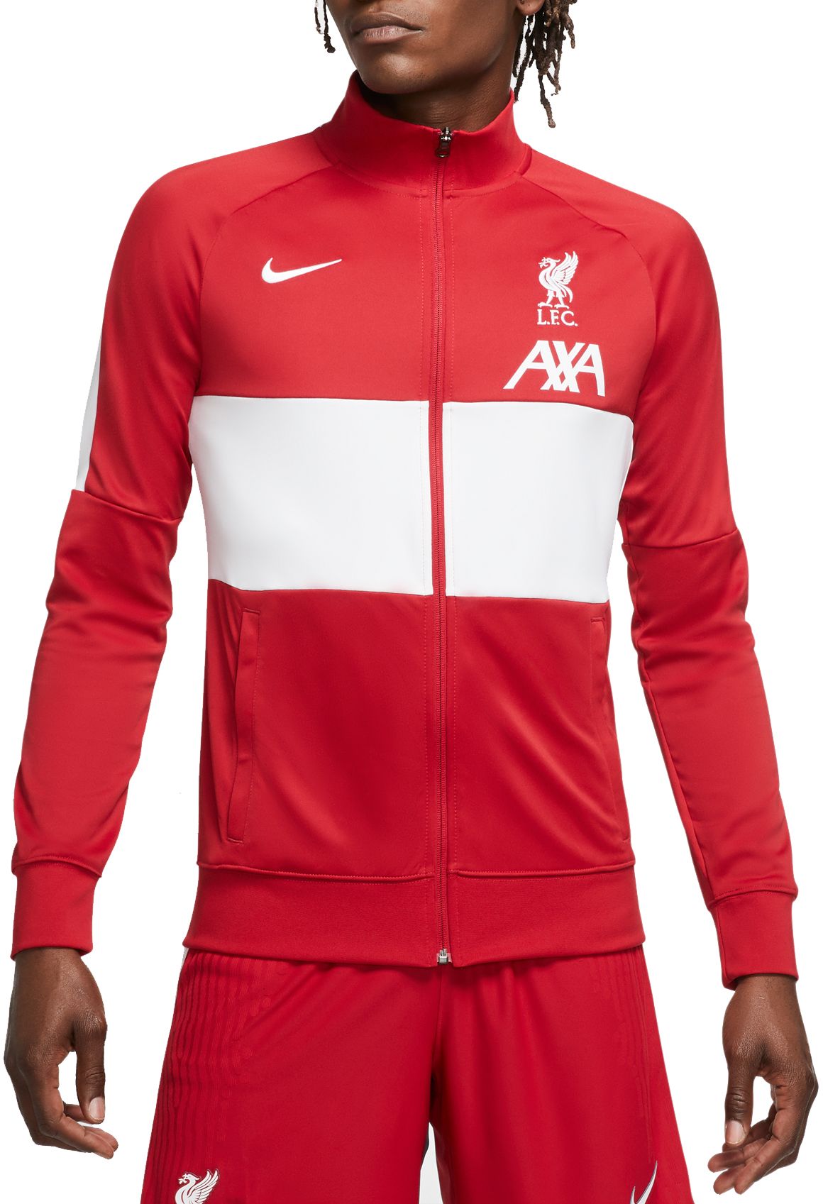 nike red jacket mens